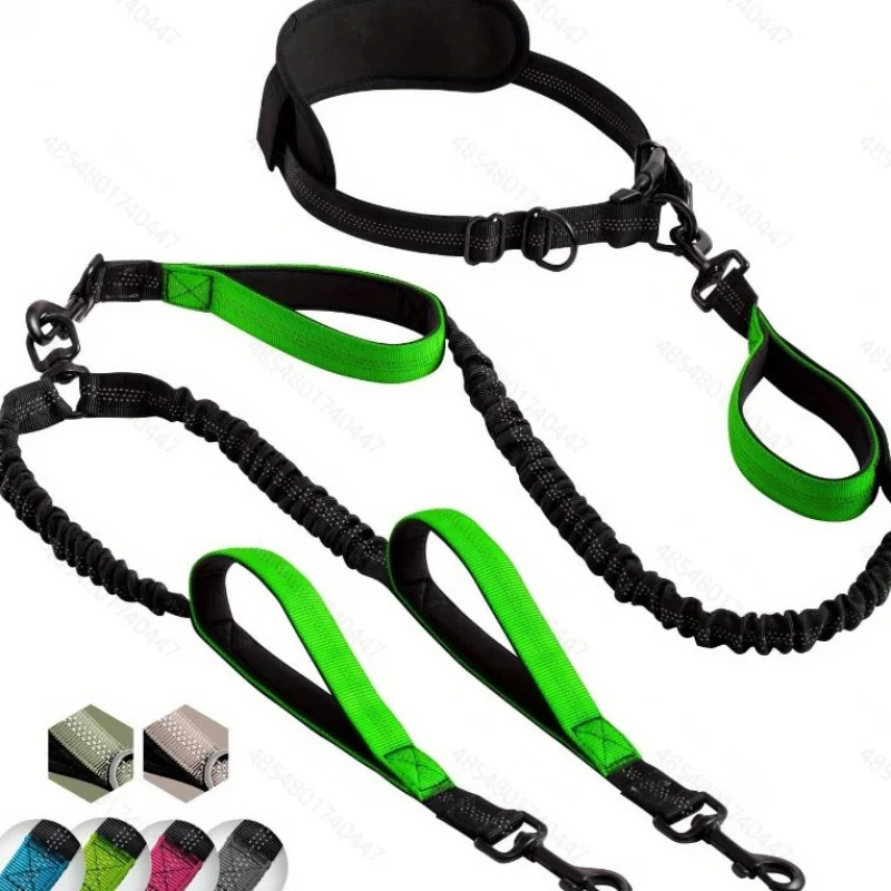 Dog Hand Holding Rope Double-ended traction rope Suitable for Fitness Running Hand holding rope Multifunctional Traction Belt Do