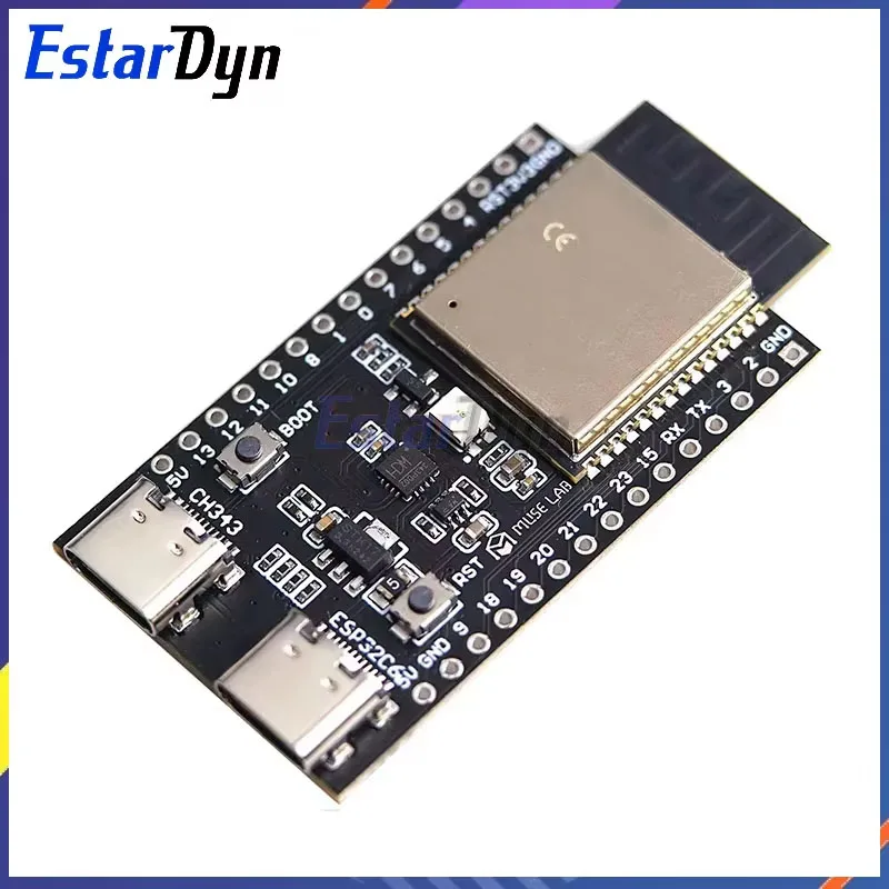 Estardyn ESP32-C6 ESP32 WiFi+Bluetooth Internet Of Things Dual Type-C Development Board ESP 32 Core Board ESP32-C6-DevKit C N4R2