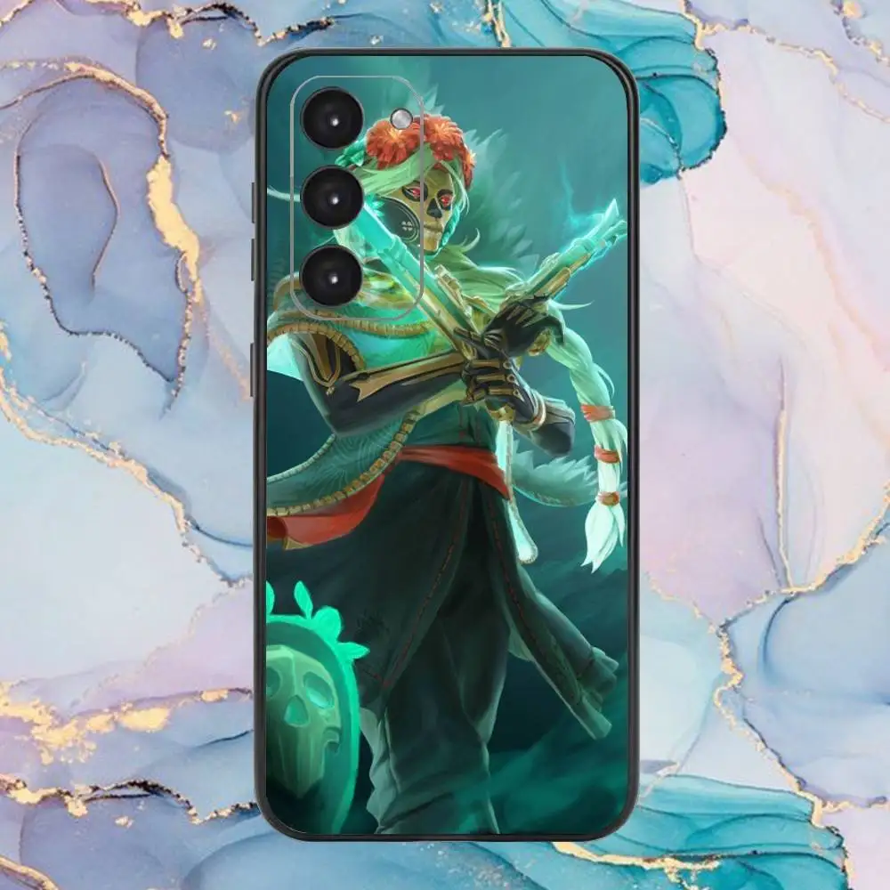حافظة هاتف D-Dota 2 الرائعة لهاتف سامسونج جالاكسي A73، A72، A71، A70، A53، A52، A51، غطاء أسود ناعم آخر #5