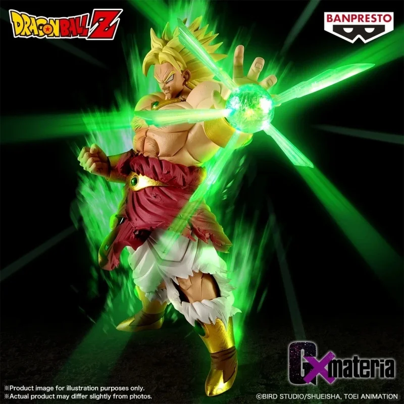 

Bandai Banpresto Dragon Ball Super Saiyan Broly G X Materia Collectible Pvc Action Figure Anime Statue For Adult Anime Fans
