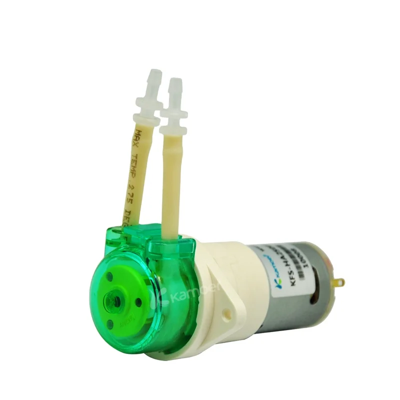 

Kamoer KFS 6V 12V 24V dc brushed motor water dosing simple peristaltic pump transfer hydrochloric acid formic acid