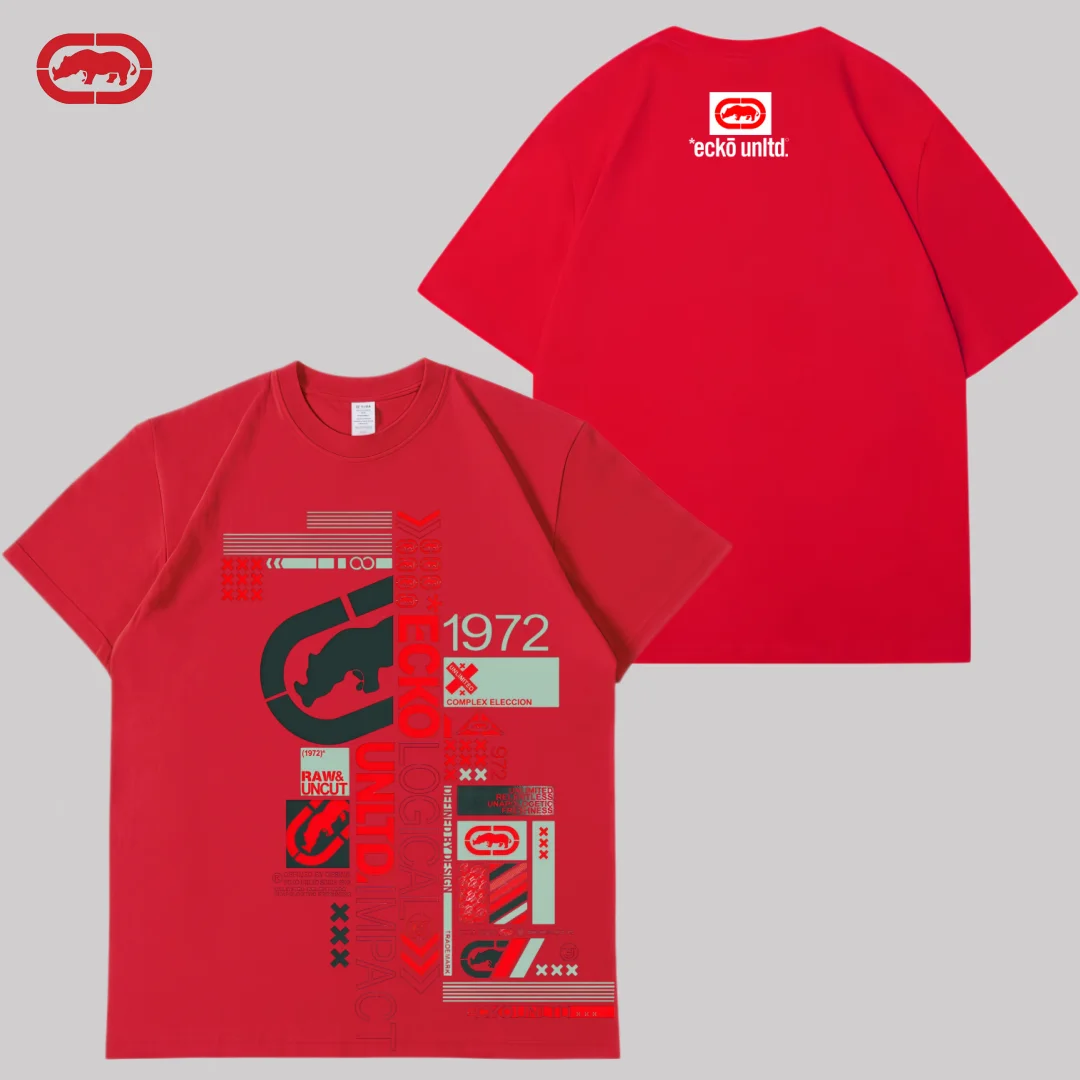 ECKO UNITD 2026 Camiseta com D - Street Fashion Graffiti avaliação e preço