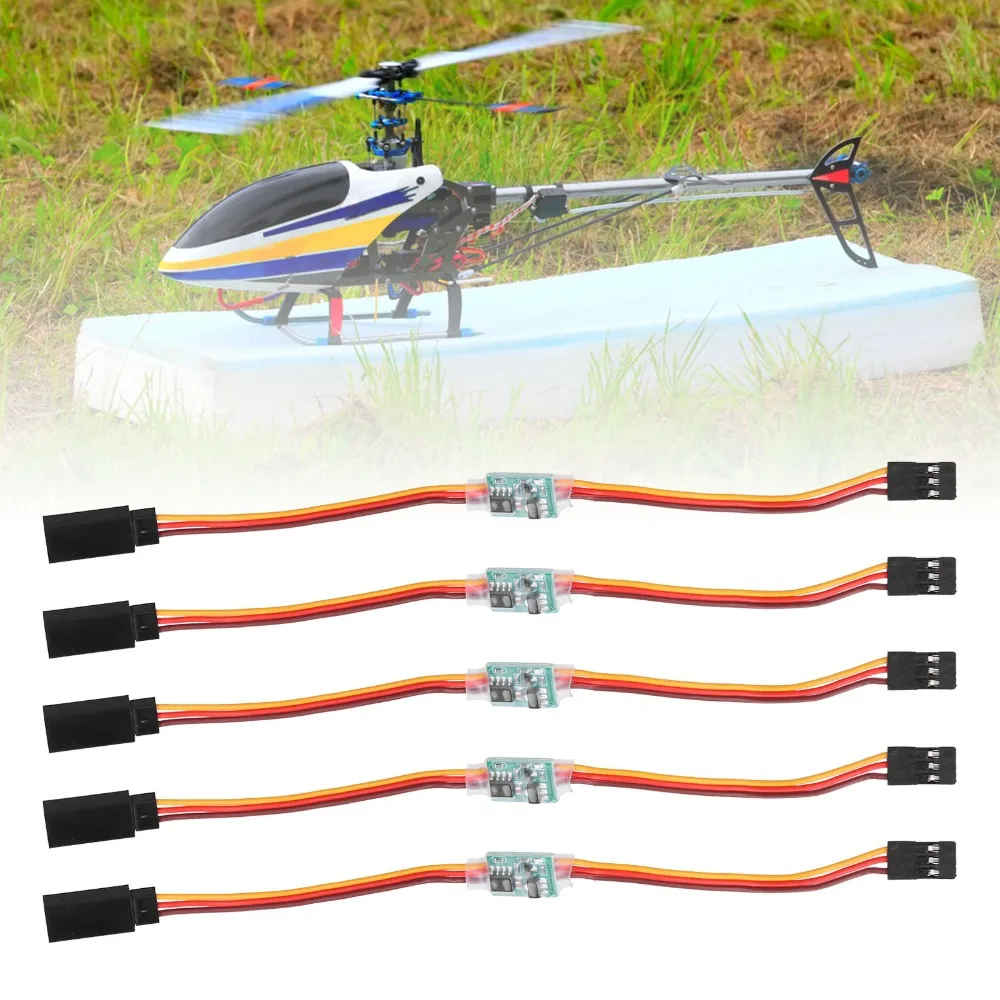 5 Pcs DIY Projects 3.6V‑24V 5A RC Servo Reverser High Pressure Universal Servo Signal Reverser Rotation Inverter For JR, Futaba