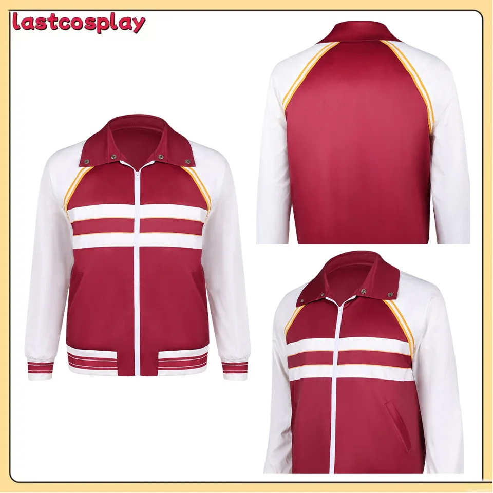 

Disguise Lucas Cosplay Sinclair Coat Costume Movie Stranger Roleplay Men Jacket Outwear Halloween Carnival Dress Up Party Suit