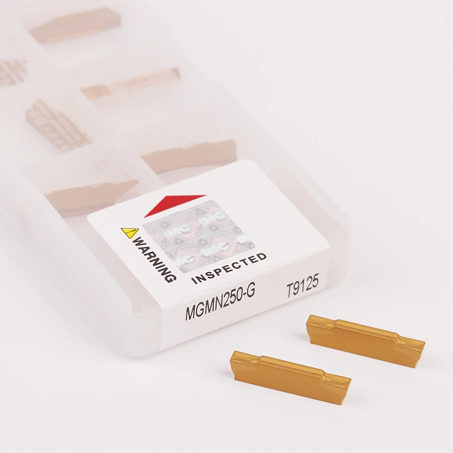 10 قطعة MGMN200-G MGMN250-G MGMN300/400/500-M T9125 الحز شفرات آلة خرط تعمل بالتحكم الرقمي بواسطة الحاسوب الحز أداة كربيد سبيكة الشق قطع إدراج