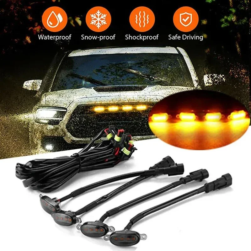 Универсальная автомобильная противотуманная фара 4 в 1 для Ford Toyota SUV