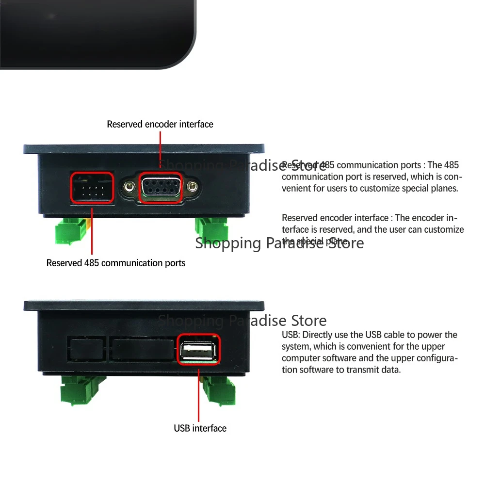TC5510V TC5520V TC5530V TC5540V 4-axis CNC Controller Motion Controller, Used for CNC Milling Machine Stepper Parts