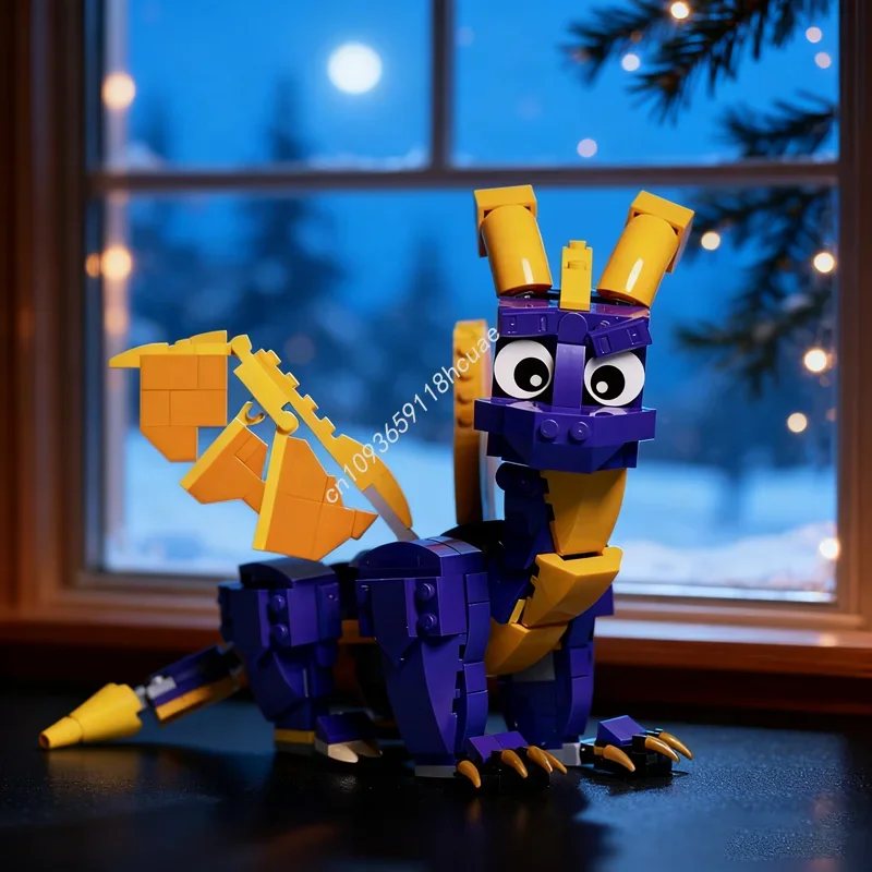 

366pcs MOC Reignited Spyro Gamesed Model Building Blocks Construction Assemble Idea Education Toy Brick Christmas Gifts Birthday