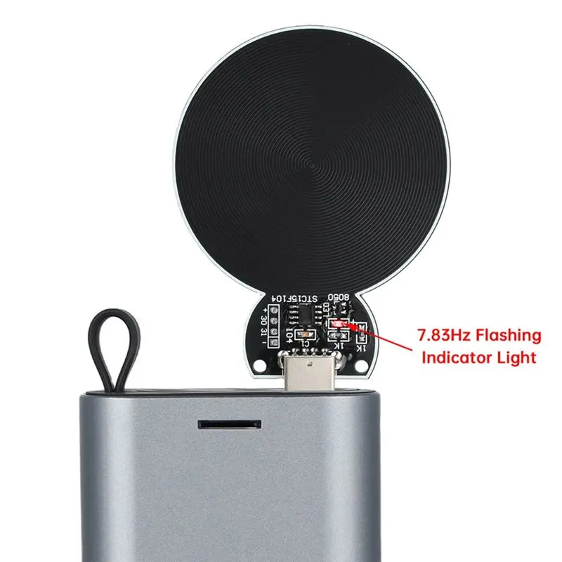 ABZW Square Wave Ultra-Low Frequency Pulse Generator 7.83Hz Compact Signal Generator For Schumann Waves