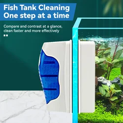 Fish Tank Glass Scraper Cleaner Floating Aquarium Cleaner Super Magnetic Clean Brush Aquarium