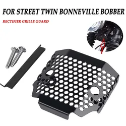 For Triumph Street Twin Bonneville Bobber T120 T100 2020 2021 Motorcycle Rectifier Grille Guard Protector Radiator Grill Cover