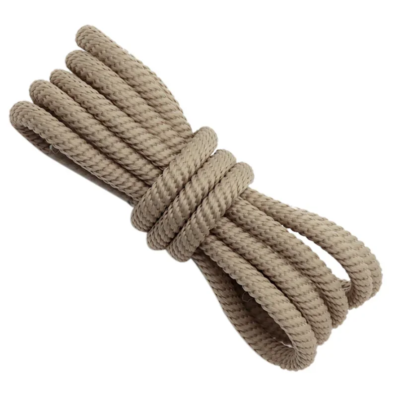 Weiou Laces Shoe Accessory 4.5MM Khaki Strong Polyester Ropes for Hiking Boots Unisex Women Sneaker 2023 Shoelaces for Adult Kid