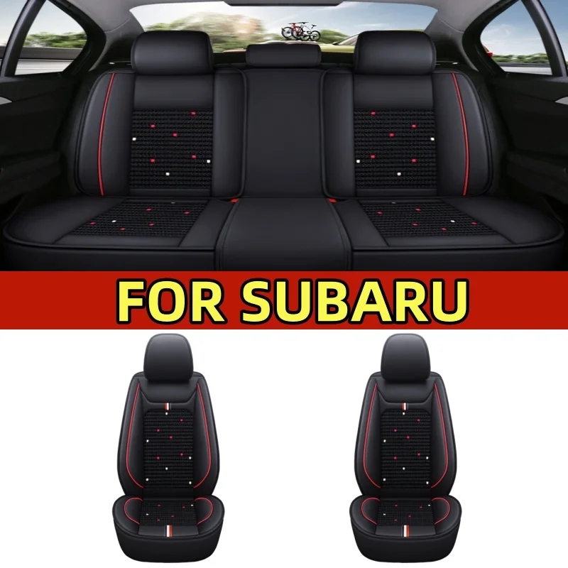 

ДЛЯ SUBARU, чехлы на автомобильные сиденья полностью обернутые из искусственной кожи с дышащим ледяным шелком, подходят для всех сезонов.