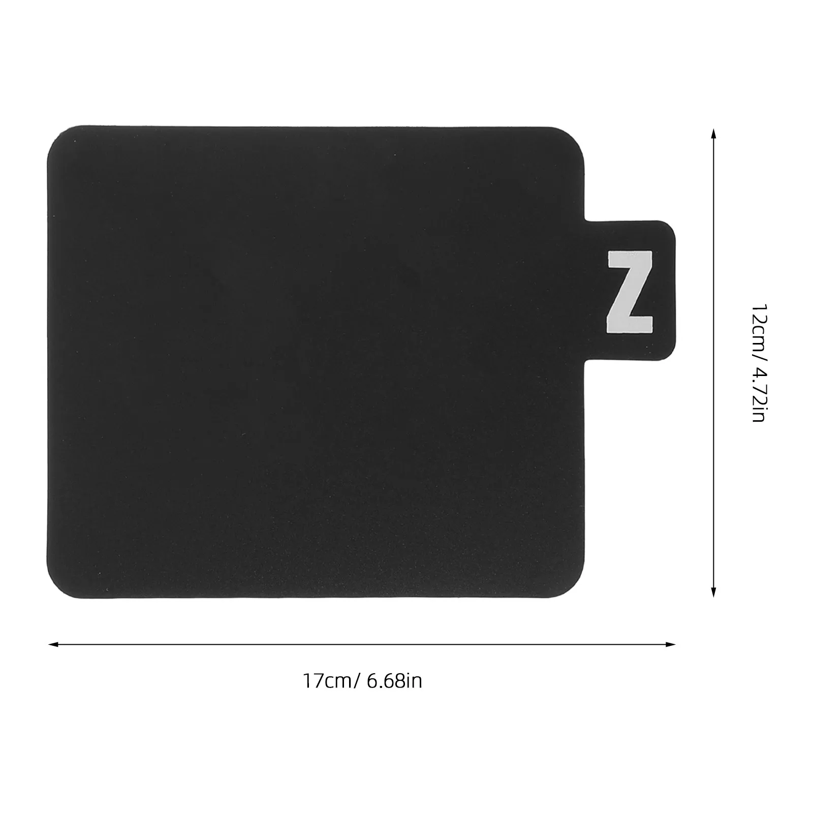 26Pcs Book Dividers Alphabet Index Cards Black Plastic Storage Tabs for Vinyl Record Organizing Cd Dvd Media Shelves