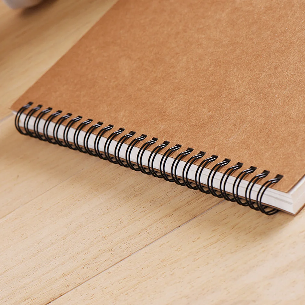 

2pcs A5 Warm Notebook Color Classic Design Pad Notebook A5 Sketch Book Art Spiral Book Supplies