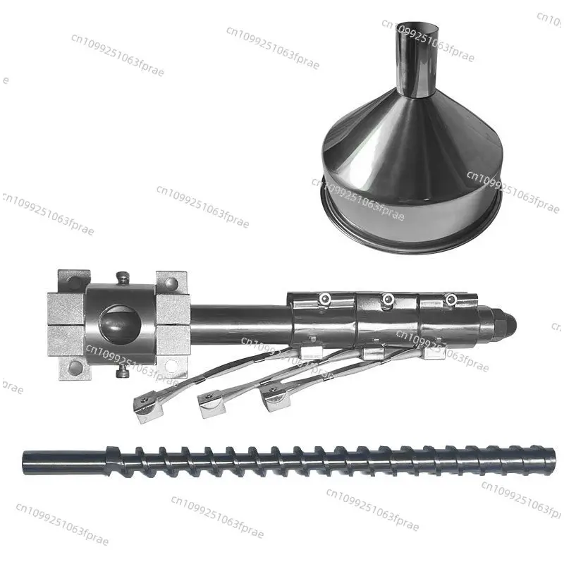 Small Injection Molding Machine/Extruder Screw Kit Microplastic Extrusion 3D Printing Triple Heating