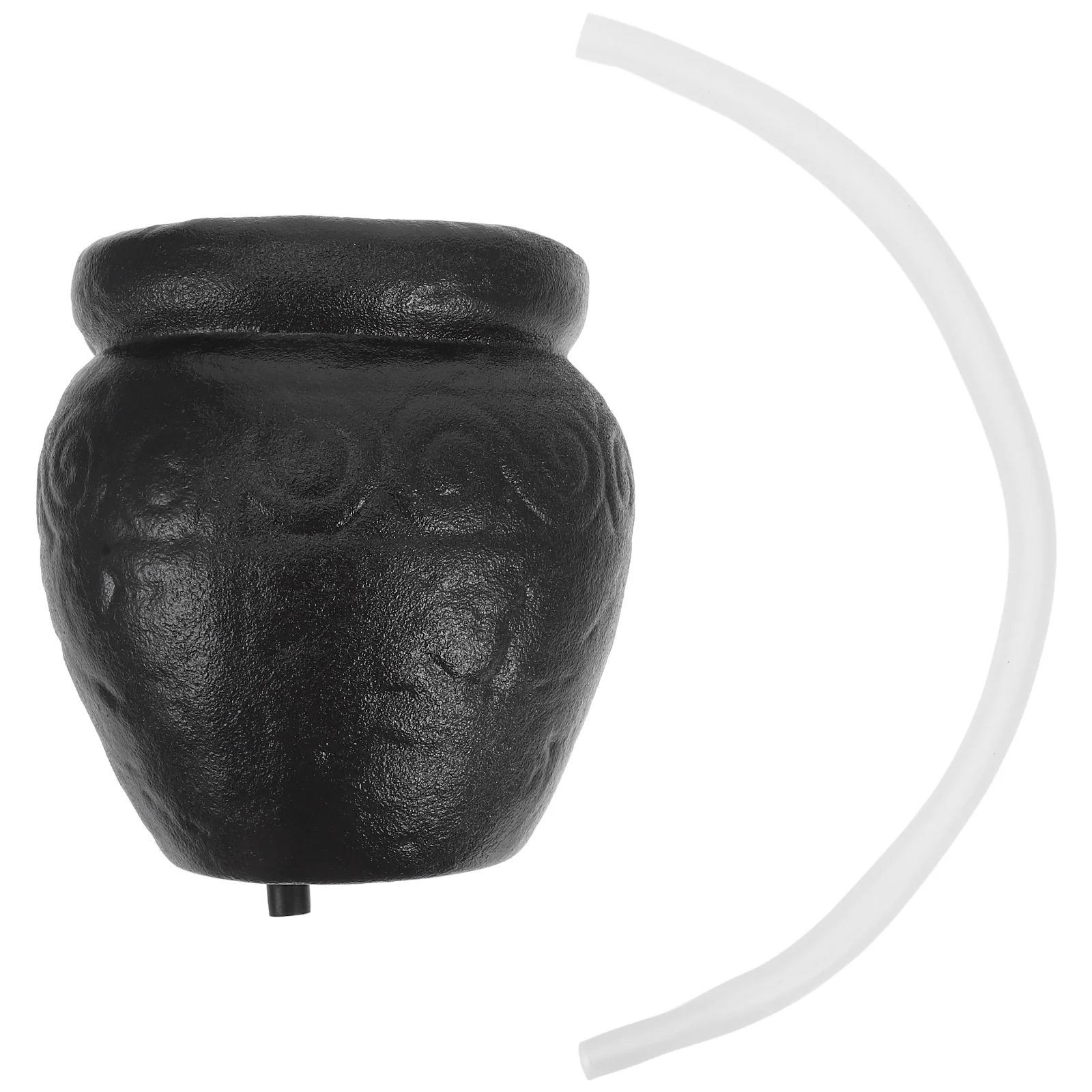 

Ceramic Jar Water Flow Fountain Decorative Indoor Outdoor Hydroponic Planter Waterfall Decor Ceramic Jar Living Room Decor