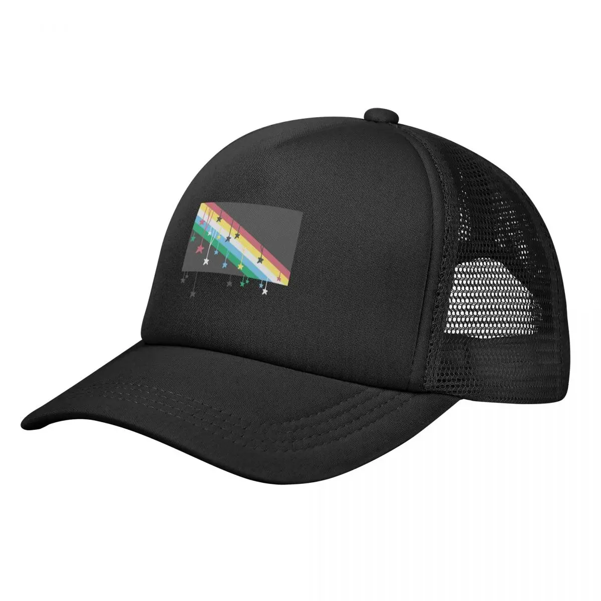 Starry Queer Disability Flag Baseball Cap Snap Back Hat western Hat Elegant Women's Hats Men's