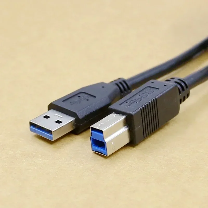 Kabel Printer Usb3.0 A Male B Male Printer HDD-BOX CD-ROM Usb3.0 Data Line Wire A To B Male USB 3.0 USB3 kabel Cetak