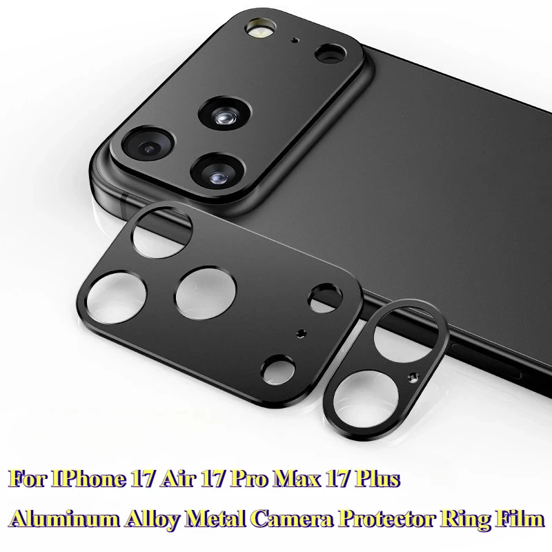 Terug Aluminium Metalen Camera Protector Ring Film Voor IPhone 17 Air 17 Pro Max 17 Plus Achteruitrijcamera Lens bescherm Cover Case