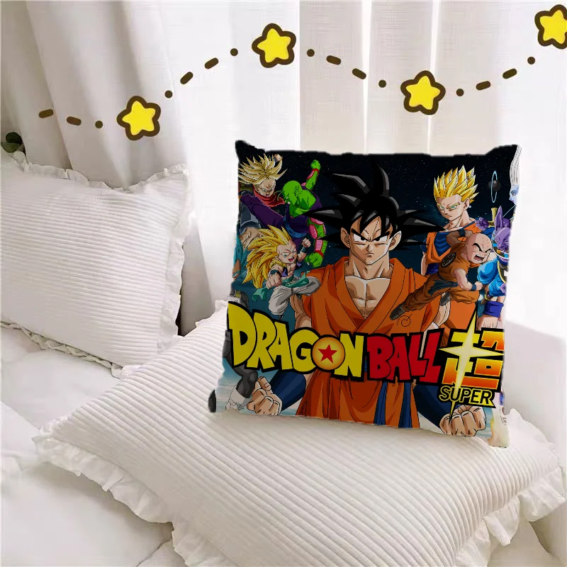 Pillow Cover Pillowcase Pillow Cases D-dragon B-ball Decorative Pillows for Sofa Pillowcases 40x40 Custom Cushion Covers 45x45