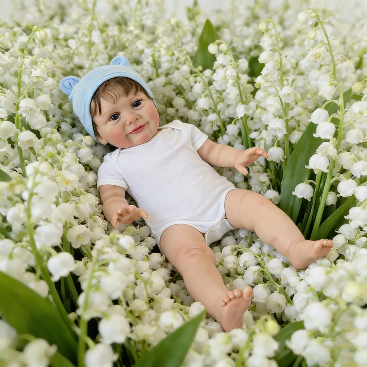 

Кукла Реборн Зои ручной работы, 66 см (26 дюймов), реалистичная, с хлопковым телом и короткими волосами, игрушка для девочек