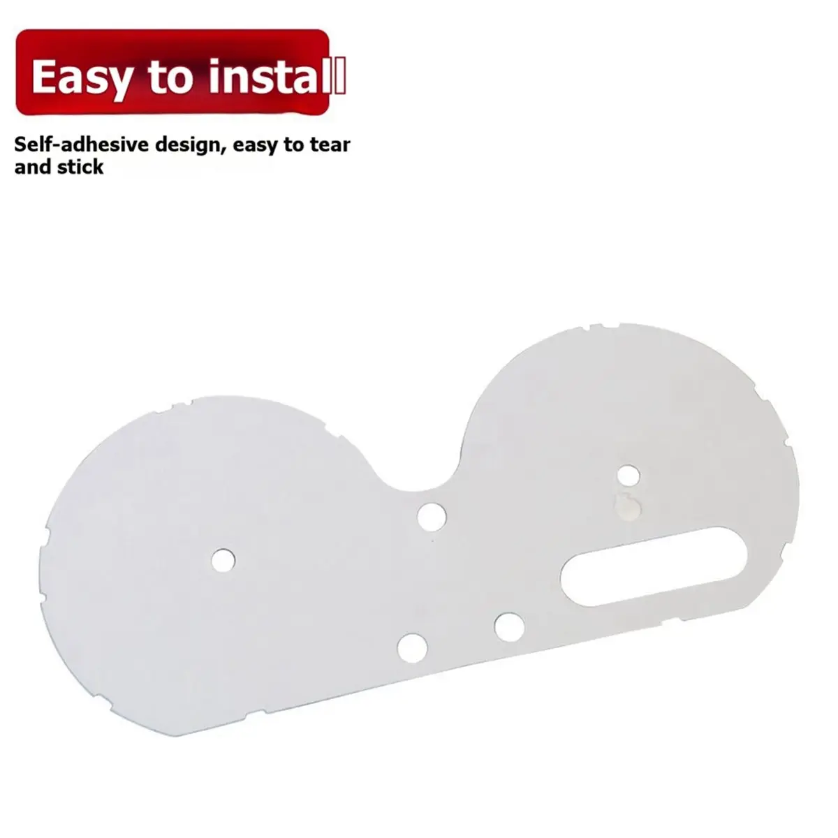 Motorcycle Speed Instrument Panel Speedometer KM/H Gauge Face Sticker for Glide Glide 14-18 Silver