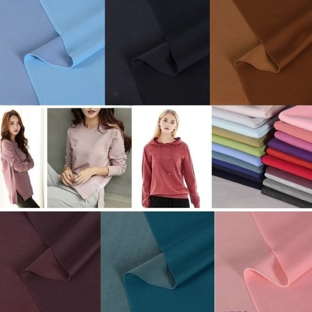 

Soft Sand Washed Copperammoniasilk Air Layer Fabric for Matte Knit High Elasticity Cloth Diy Sewing By The Meter Material