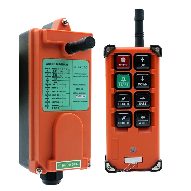 Cheap overhead crane hoist industrial smart 433 mhz remote controller F21-E1B rc transmitter and receiver