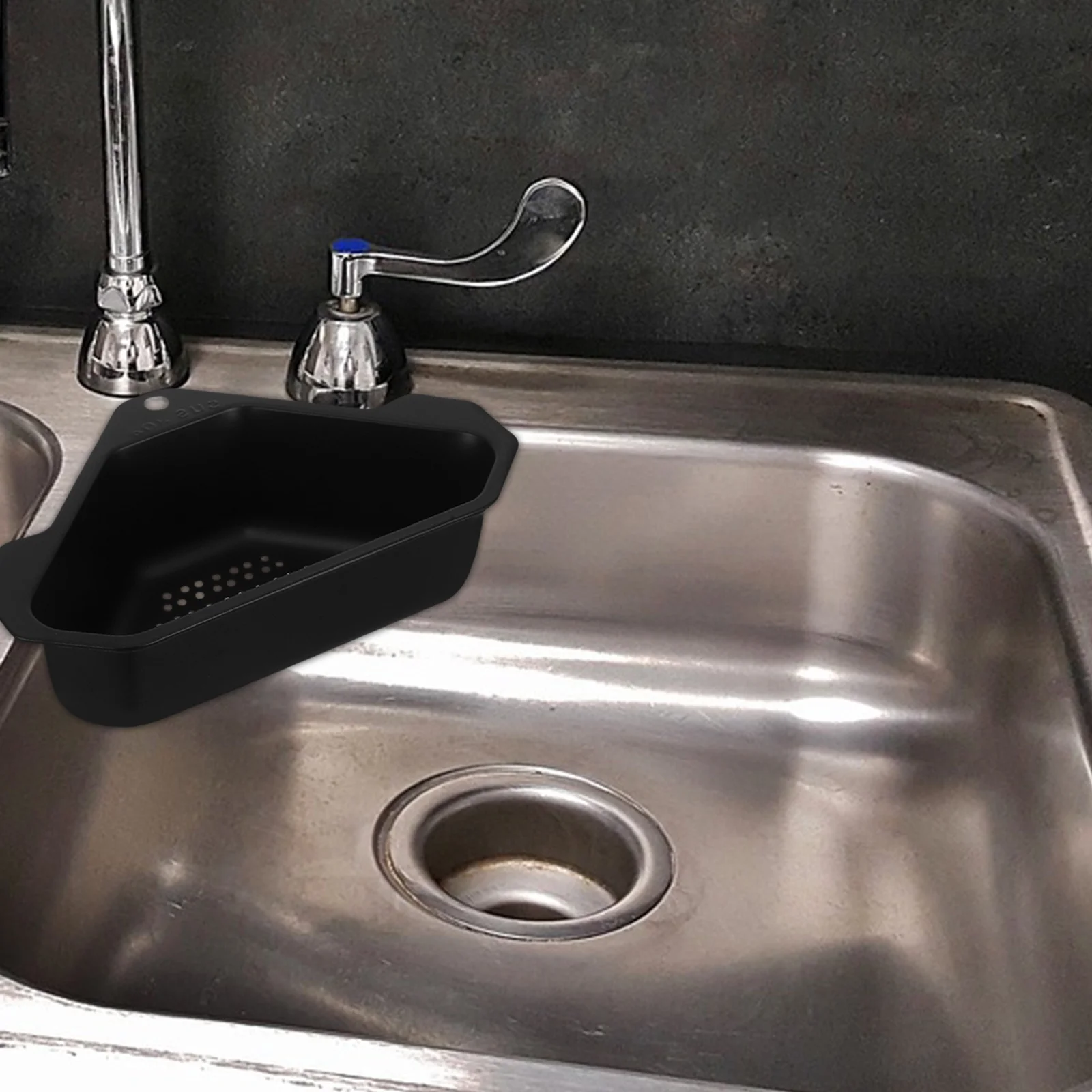 

Stainless Steel Drainage Basket Triangle Sink Corner Strainer Multifunctional Kitchen Sink Drainer For Cutlery Fruit