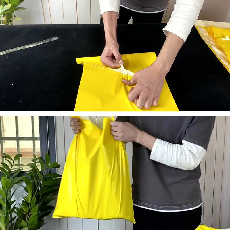 50 قطعة/السلع شعار مخصص البلاستيك الأعمال التجارة الإلكترونية أكياس البريد بولي الشحن حقيبة بريد مغلف الارسال البريدية الطرود الحقيبة #5