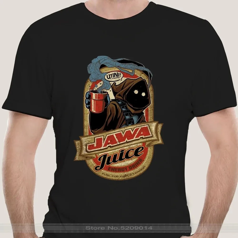 Men T Shirt Black t-shirt jawa juice tshirts fashion t-shirt men cotton brand teeshirt