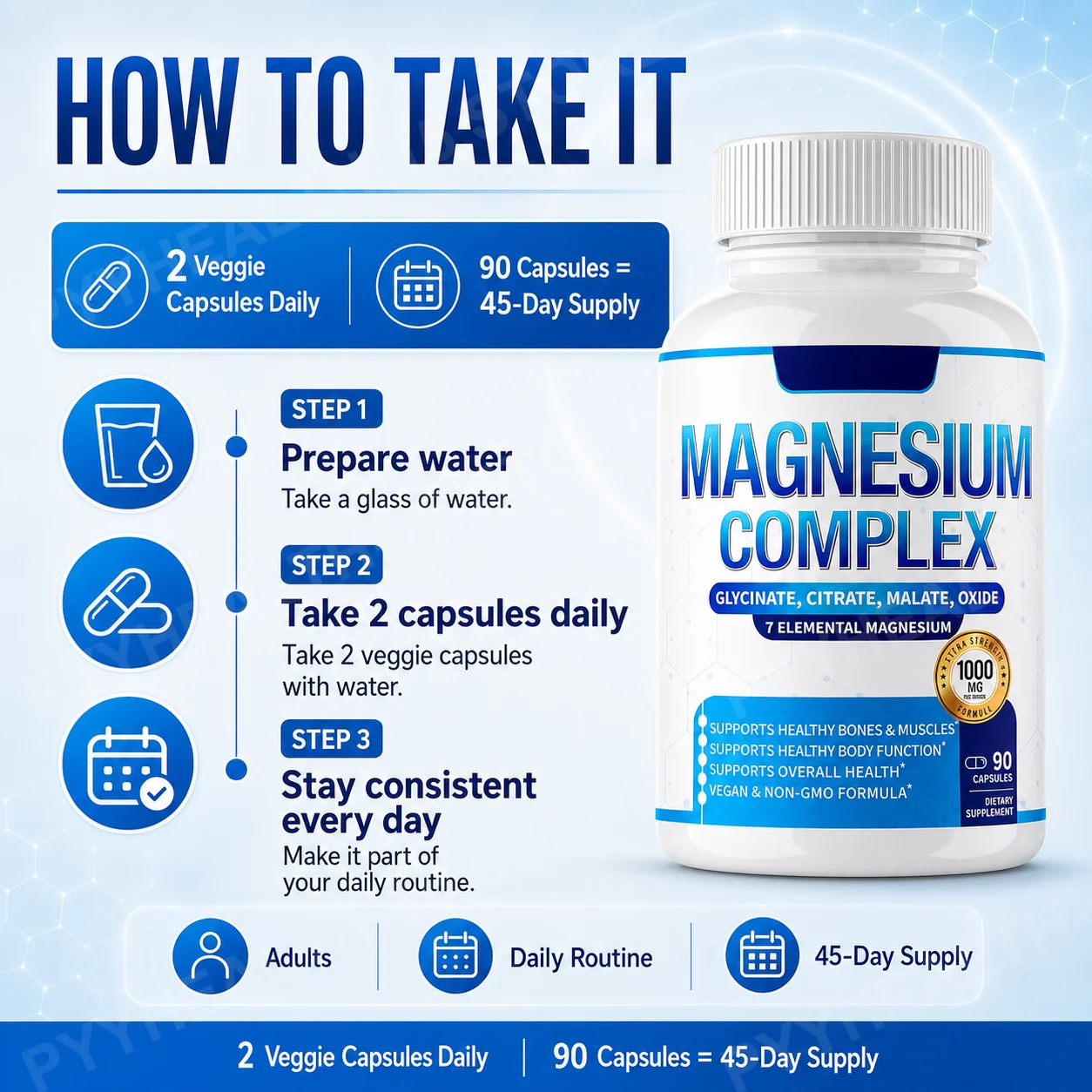 7 Magnezyum Formlu Magnezyum K - Magnesium Glycinate Capsule incelemesi ve fiyatı
