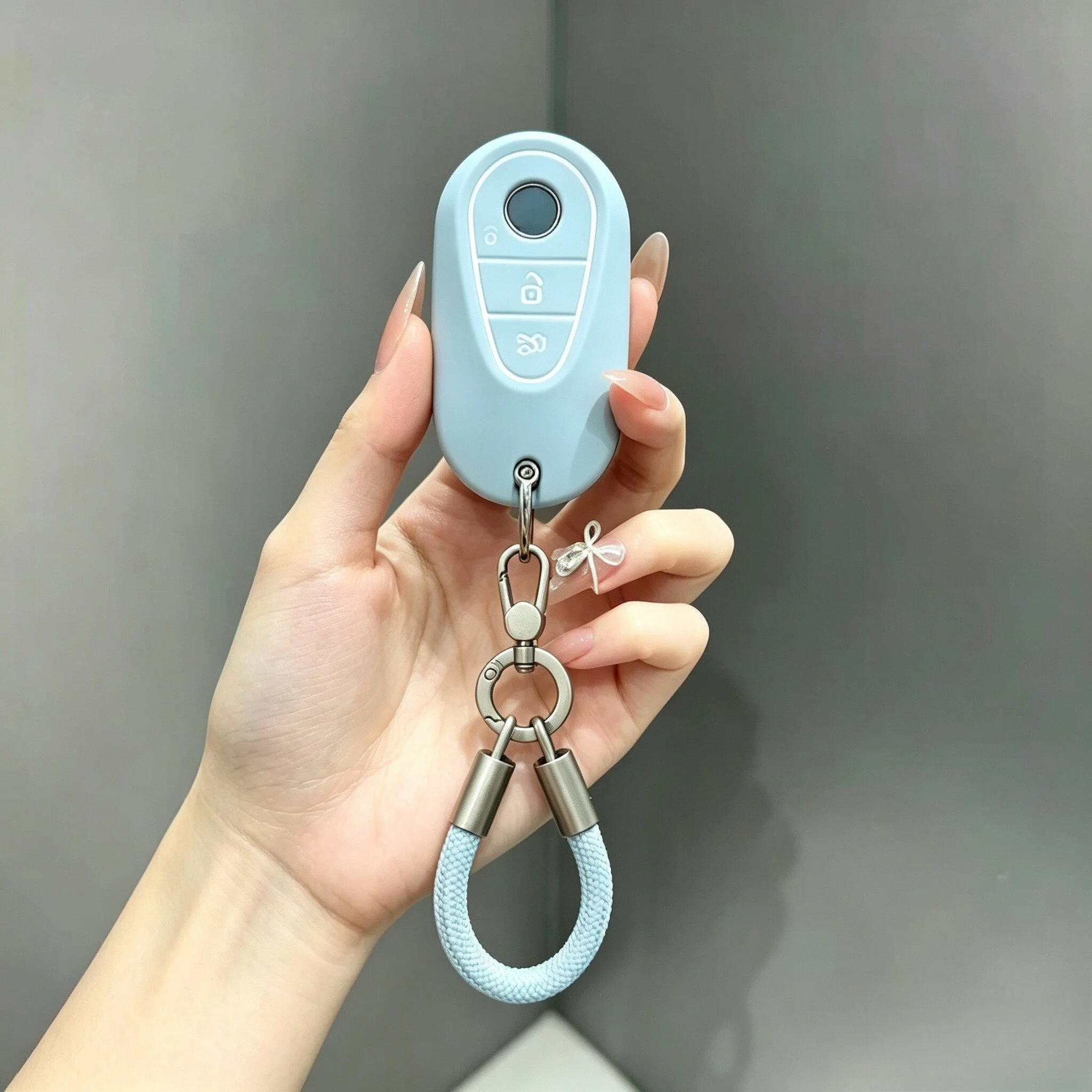 TPU Car Key Cover For Mercedes Benz E Class E300 C260L C200 S Class A180 A200 GLC, Shockproof Protective Key Shell Case