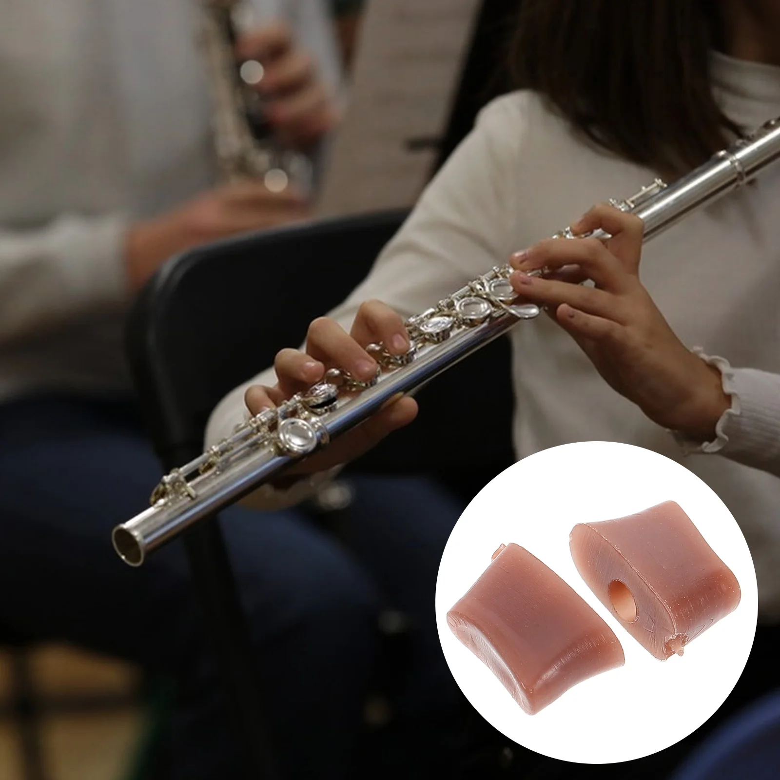 

5 Pcs Musical Instrument Flute Tail Rubber Plugs for Open Hole Flutes