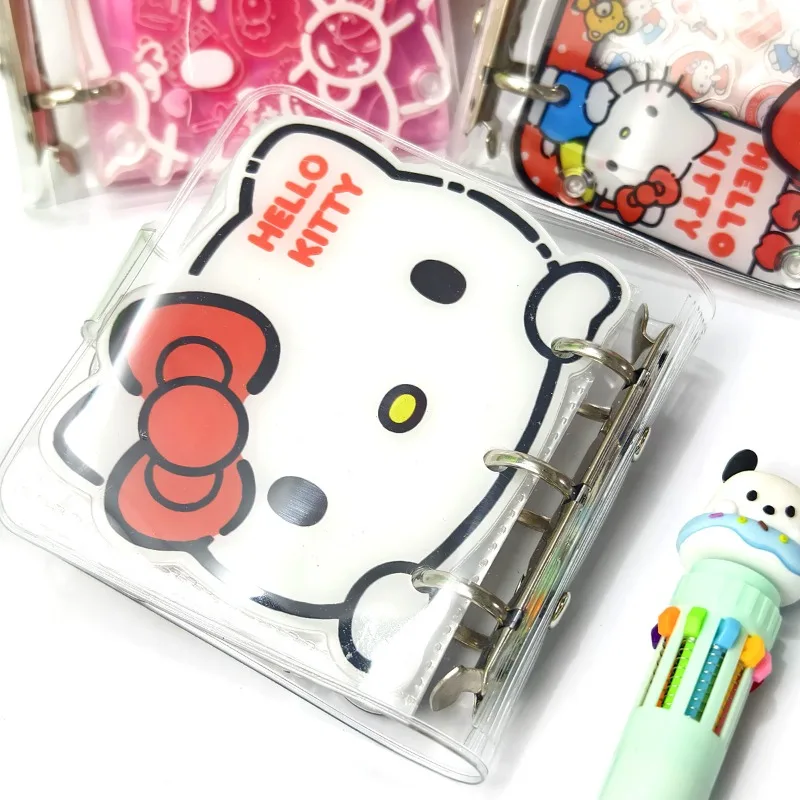

Hello Kitty Album Book Cute Anime Women Accessories 3-inch Small Card Book Swinging Joy Acrylic Loose Leaf Girl Gift Wholesale