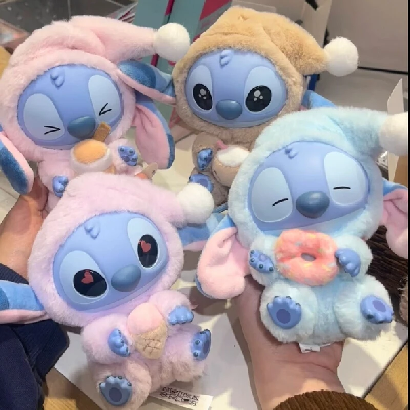 حقيقي غرزة Genz شارع سلسلة صندوق أعمى الفينيل قلادة سر Miniso غرزة أكل ، سلسلة النوم الفينيل صندوق أعمى هدايا عيد الميلاد