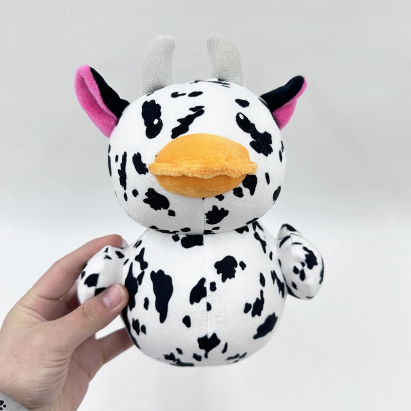 2024 New Hot Selling Cow Duck Plush Dairy Cattle Duck Plush Toys Anime Game Doll Stuffed Plushie Gift