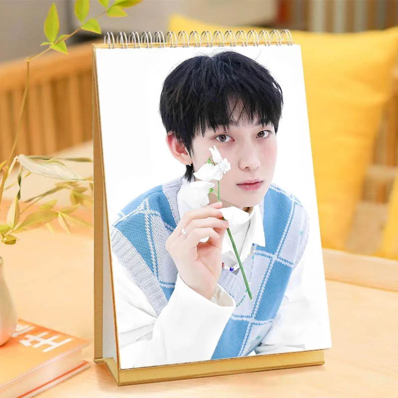 

2025Year Kim Sunoo 13pages Desk Calendar Planner Desktop Ornaments Decoration