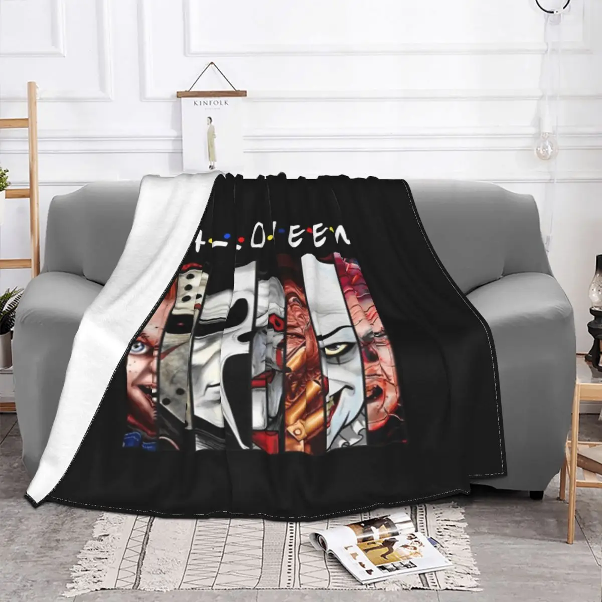 This Is My Scary Halloween Costume Home Bedroom Couple Blankets Custom Blanket Personalized Throw Blanket