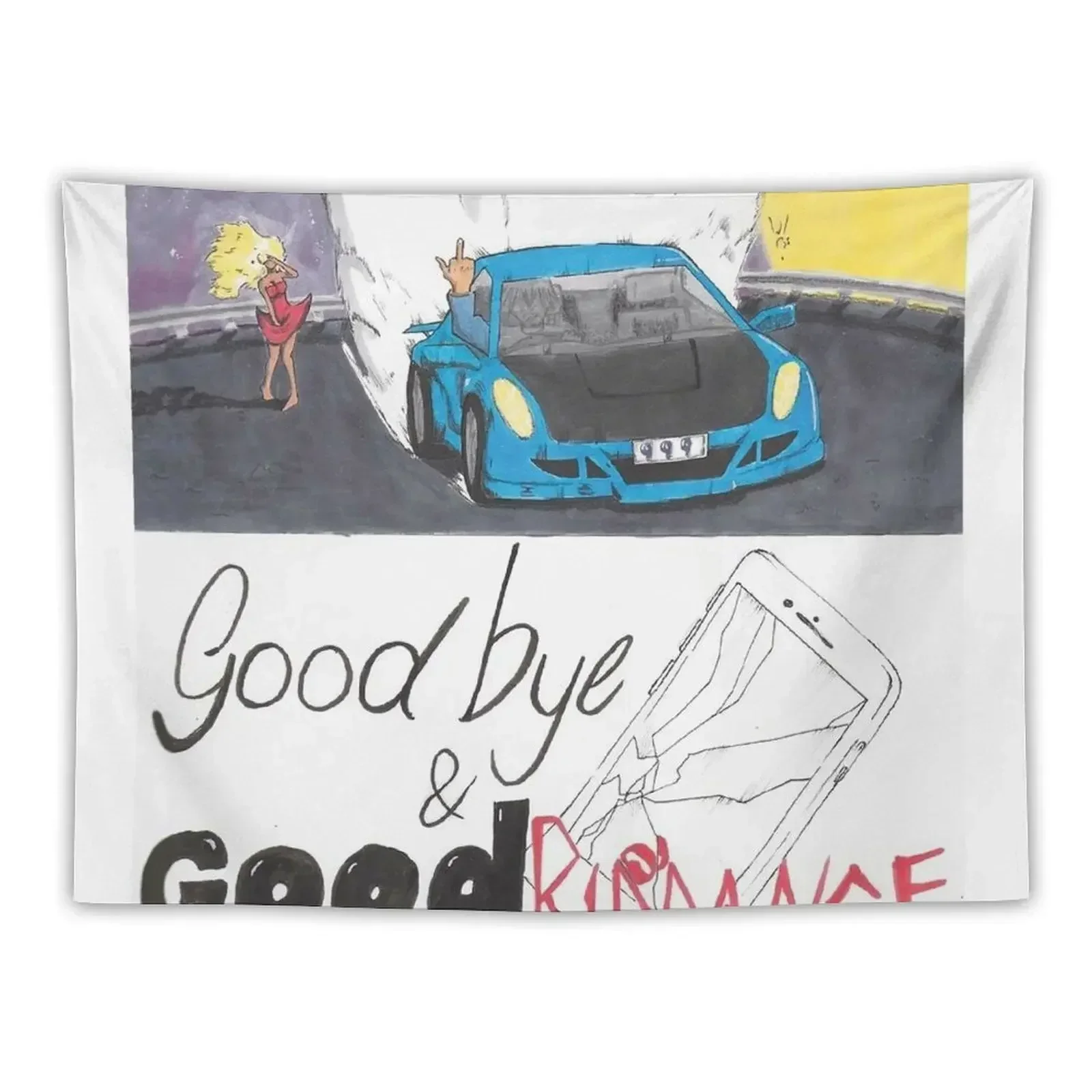 

good bye & good riddance Tapestry Wall Art Wall Decoration Tapestry