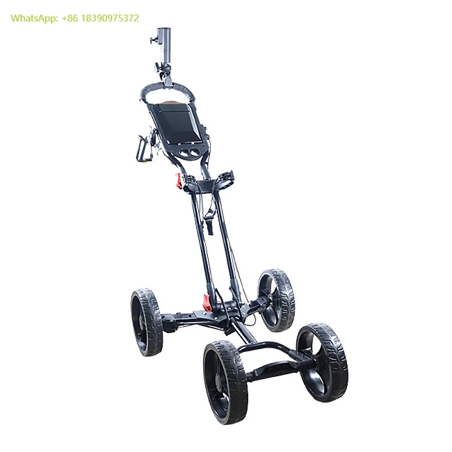 

Hot Selling Push Golf Trolleys with 4 Wheels