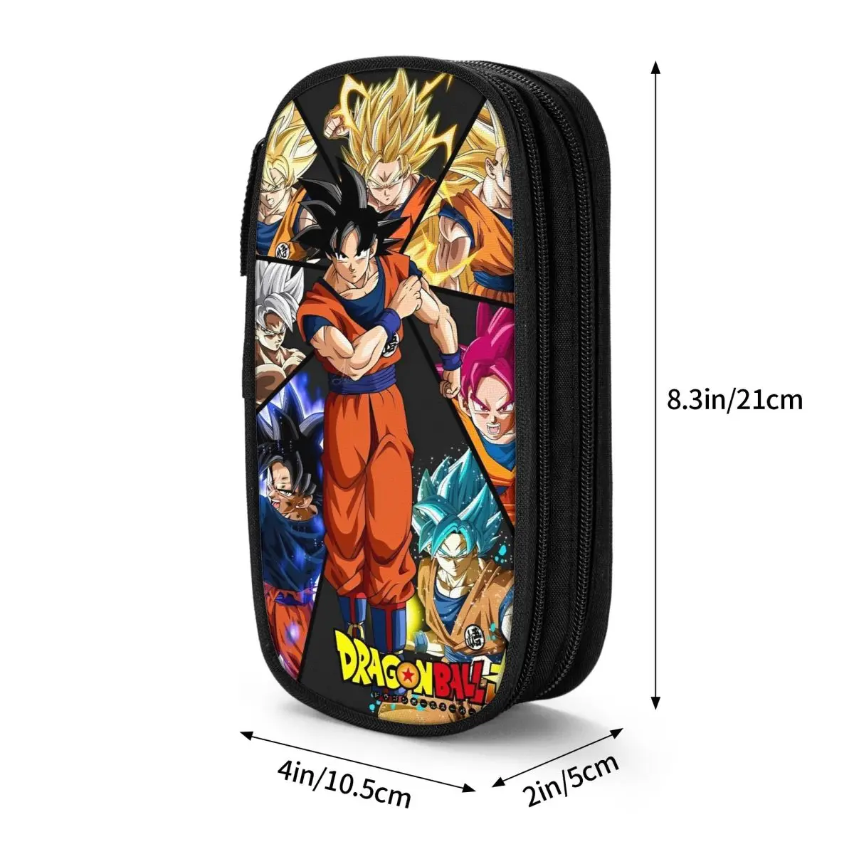 สนุก Dragon Ball Z DBZ Goku ดินสอ Pencilcases ผู้ถือปากกาสําหรับนักเรียนความจุขนาดใหญ่กระเป๋านักเรียนโรงเรียนของขวัญเครื่องเขียน