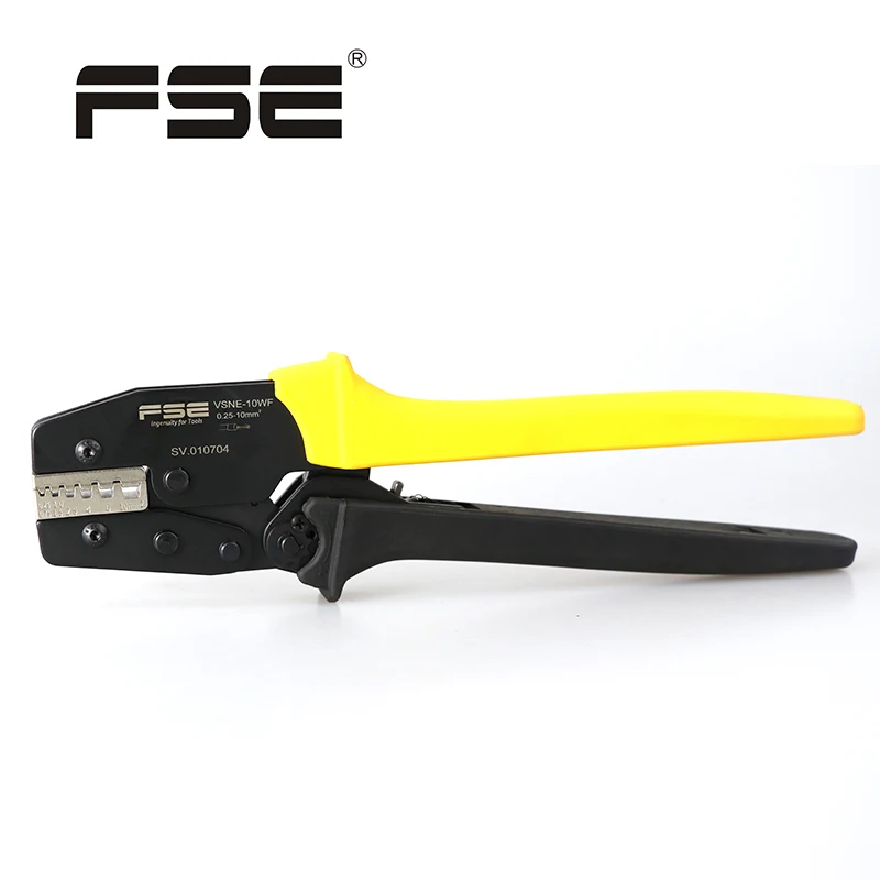 FSE Crimping Tool Cable Cutter Crimper 0.25-10mm 23-7AWG Pliers Tools Crimp Plier Wire Crimp Insulated And Non-Insulated Ferrule