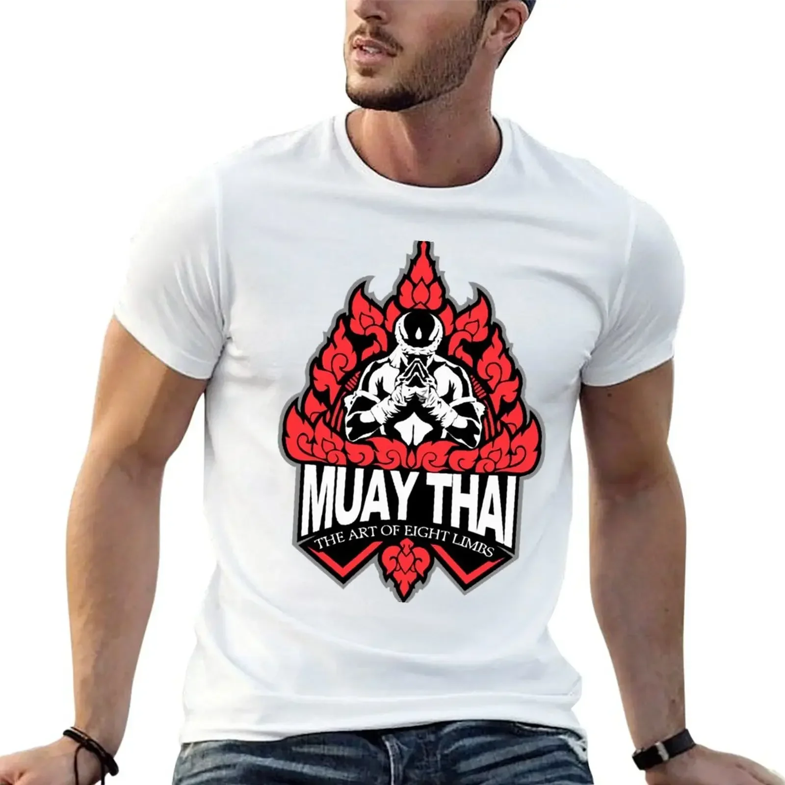 Muay Thai - The Art of 8 Limbs T-Shirt summer clothes graphic shirts customs vintage t shirt men