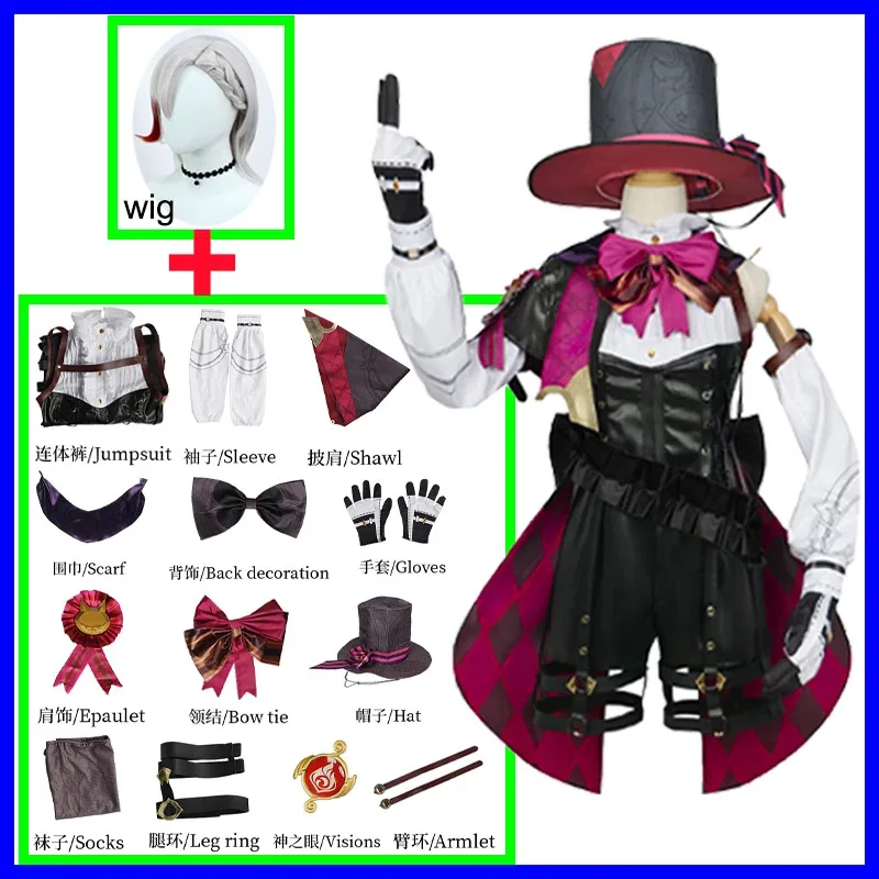 

"Yuran" Lilien Lynette Mage Costume Wig, suitable for Halloween and Christmas parties