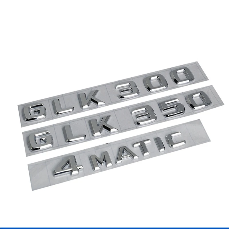 4MATIC Auto Trunk Door Fender Bumper Badge Decal Emblem Adhesive Tape Sticker Replacement for Mercedes-Benz GLK200