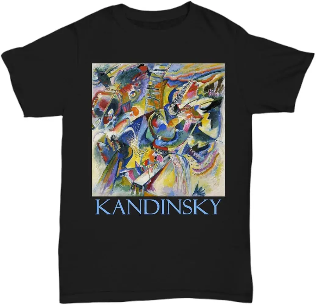 Composition by Wassily Kandinsky - Unisex Tee  Cotton Luxury brand vintage oversized