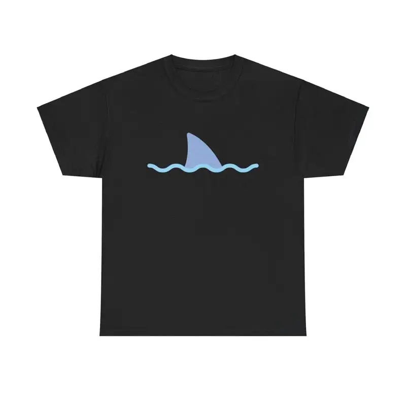 Camiseta con aleta de tiburón, bonito pez fresco, mar, océano, viajes marinos, diversión acuática al aire libre