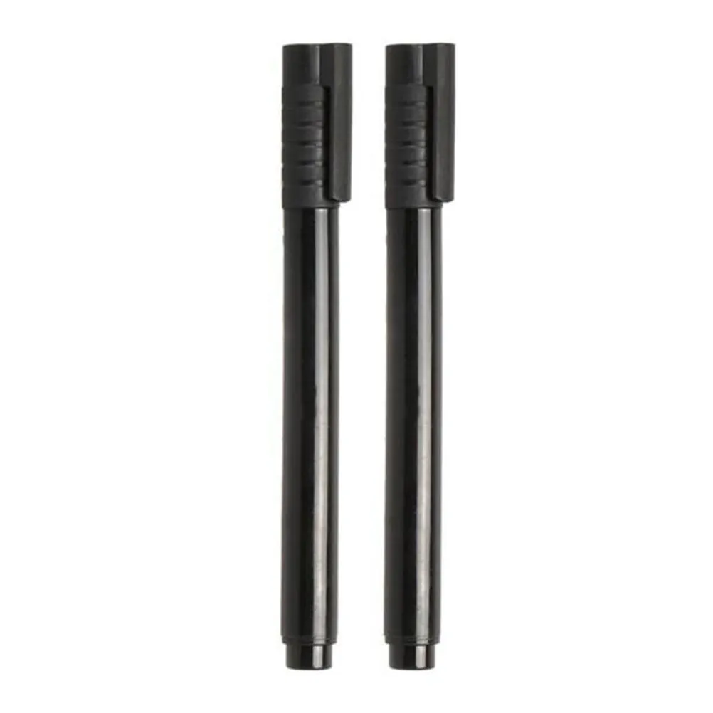 2Pcs Money Pen Black Chemical Ink Banknote Tester Currency Checker Portable Lightweight for Business Use Instant Result